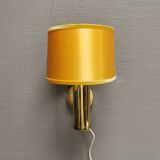 Stylish wall lamp in brass from MS lightning Denmark 1970-80s