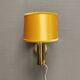 Stylish wall lamp in brass from MS lightning Denmark 1970-80s