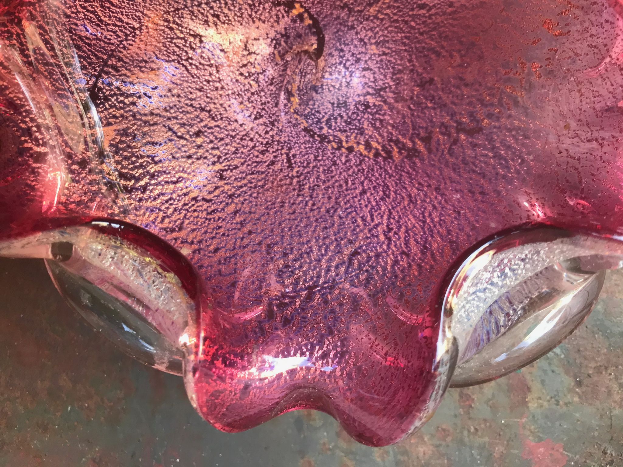 Empty ashtray Murano pocket