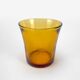 8 wine glasses Duralex amber color 70s