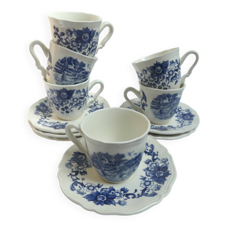 Tasses à café Sarreguemines Derby