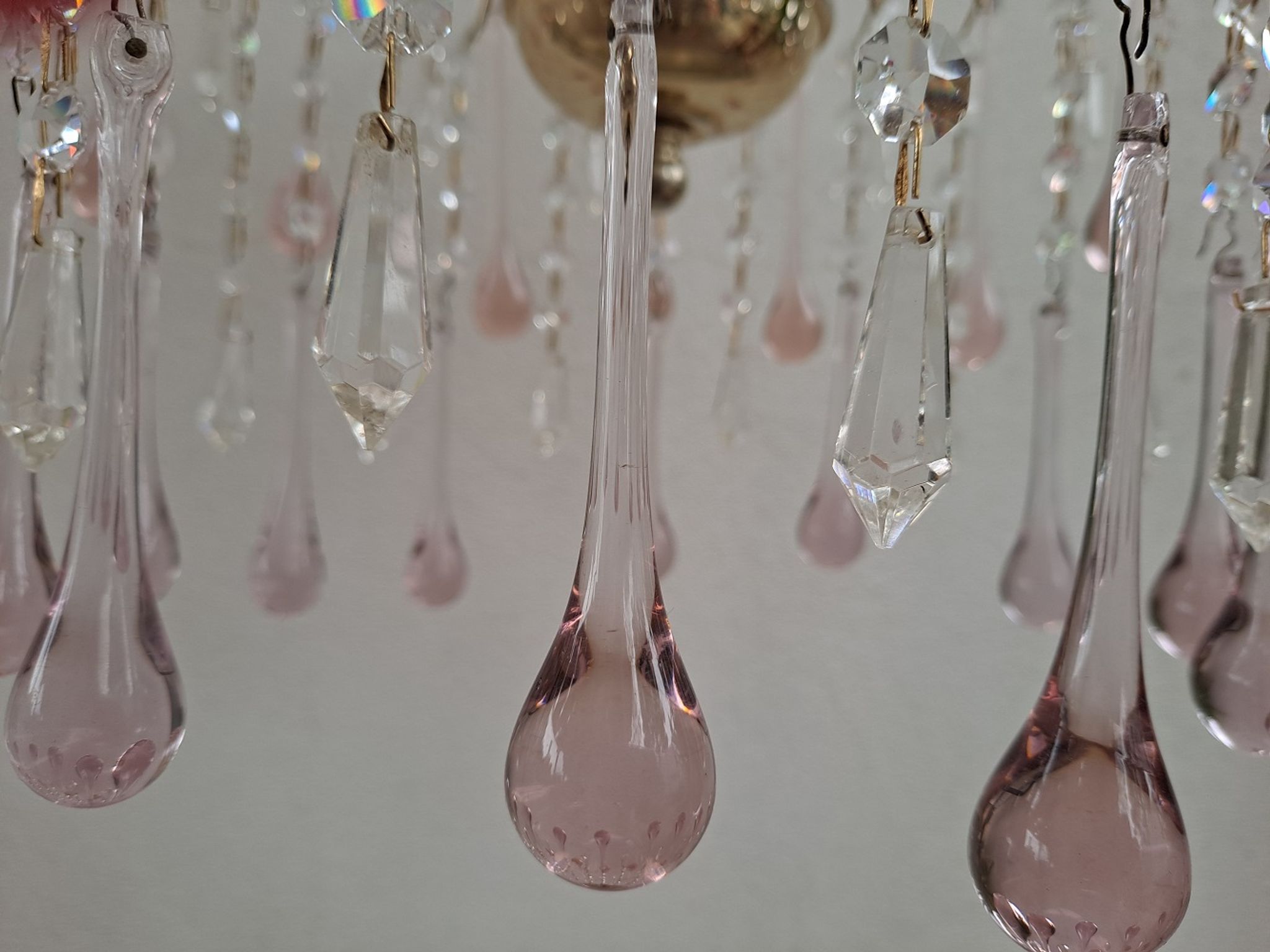 Lustre vintage de la cascade de Murano