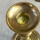 Brass and Lucite Candle Holder