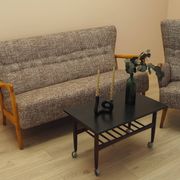 Beech sofa, Danish design, 1960s, manufacturer: Fritz Hansen