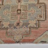 Vintage Antique Floral Oushak Rug sku 1286