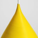Beautiful original large 1960s Heifetz Rotaflex pendant lamp in drop shape