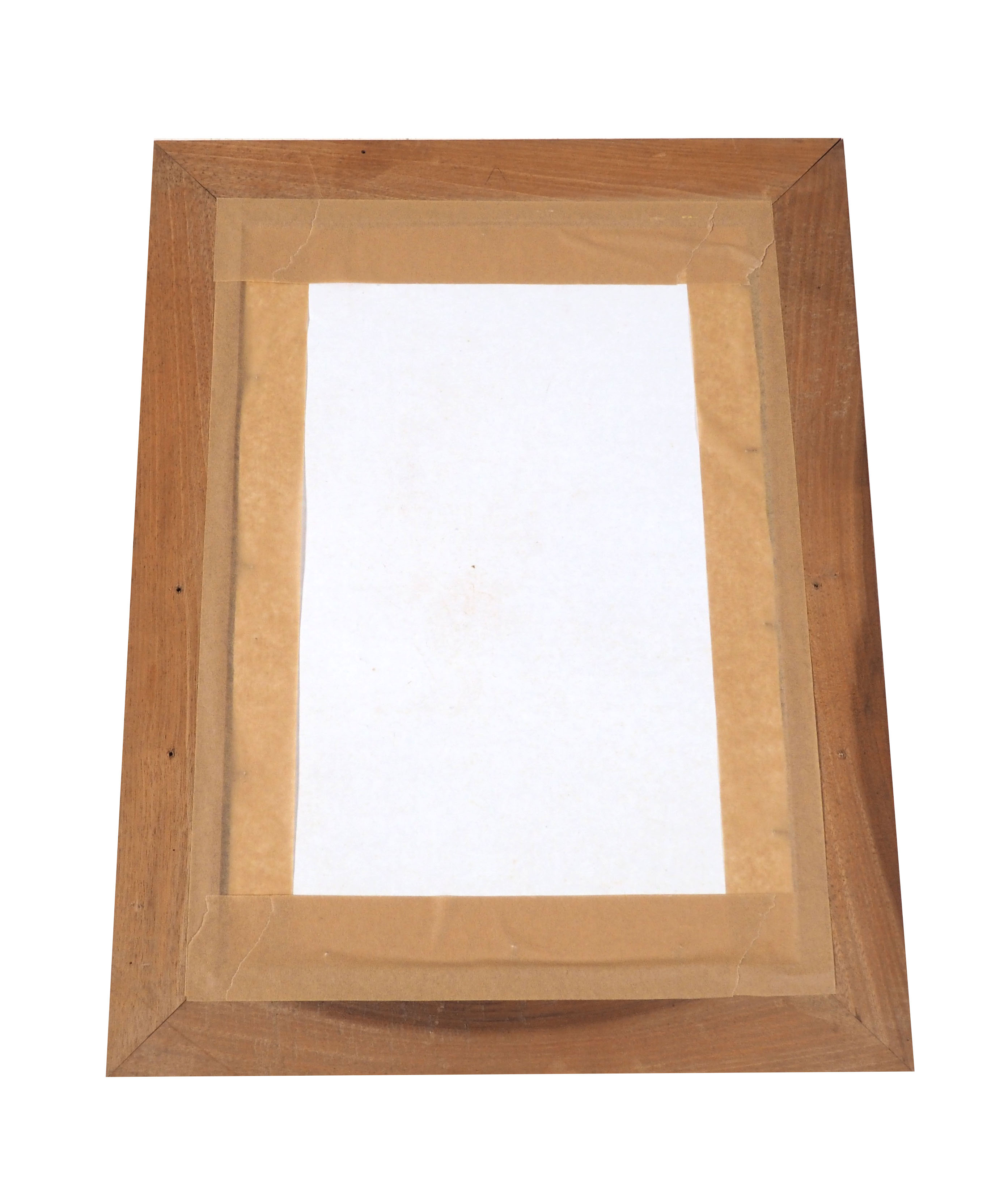 2-tone wooden mirror 32x40cm