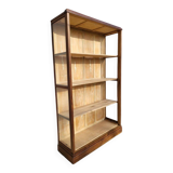 Art Deco oak museum display case