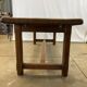 Ancient rustic solid oak table