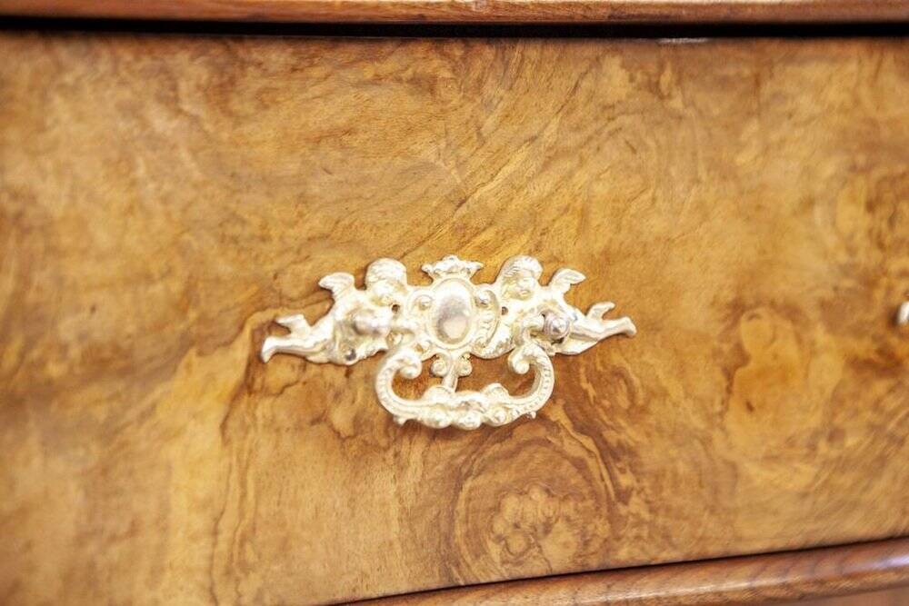 Antique Louis Philippe Vanity Table in Walnut, 1890s