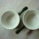 Pair of 2 cassollettes-ramekins-pans PILIVITE in fire porcelain