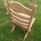 Pairs of vintage Scandinavian chairs with splayed legs.