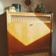 Vintage secretary rattan chest of drawers