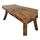 Brutalist wooden coffee table