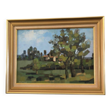 Tableau du peintre denis esteve