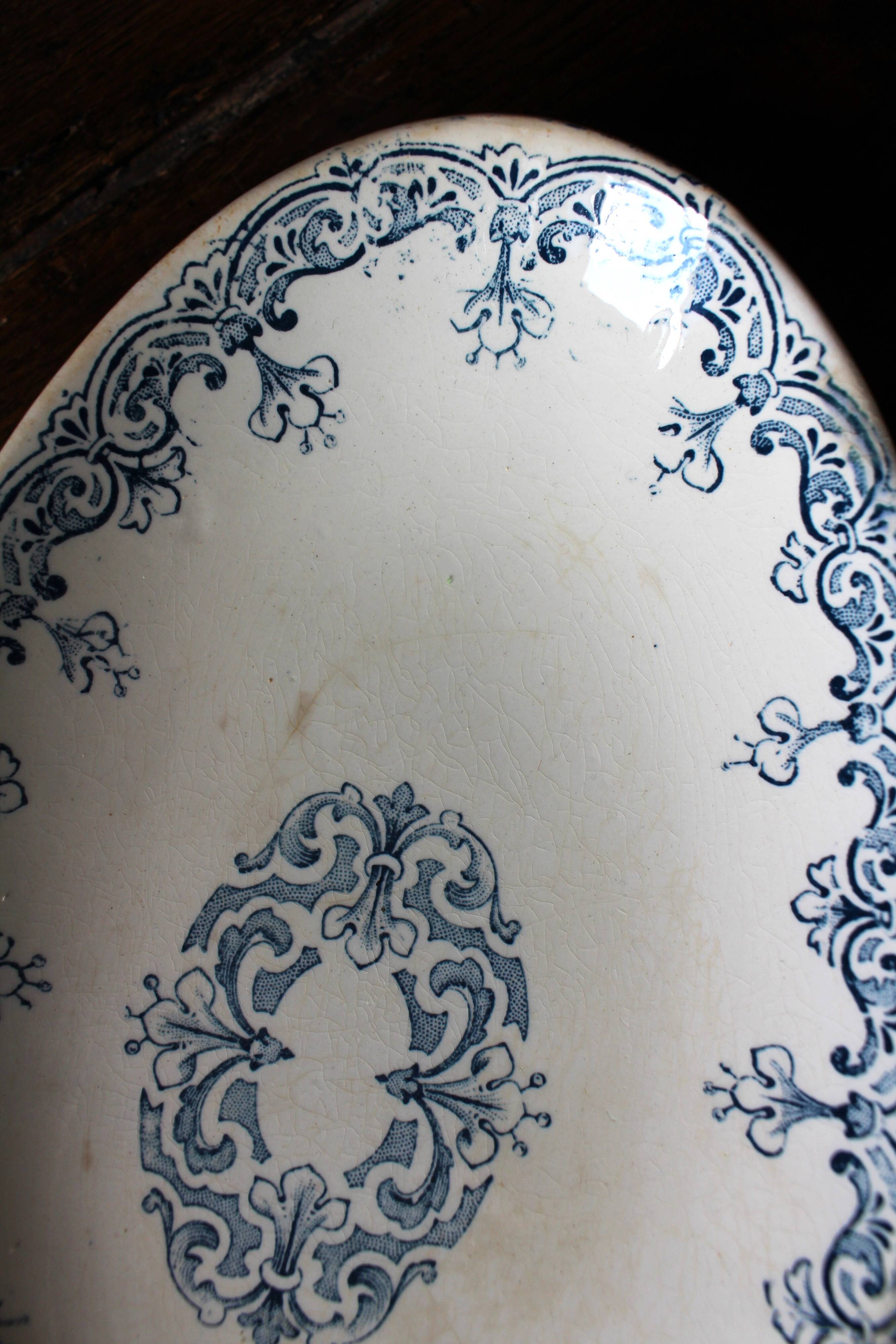 Ravier in blue iron earth Cyrano