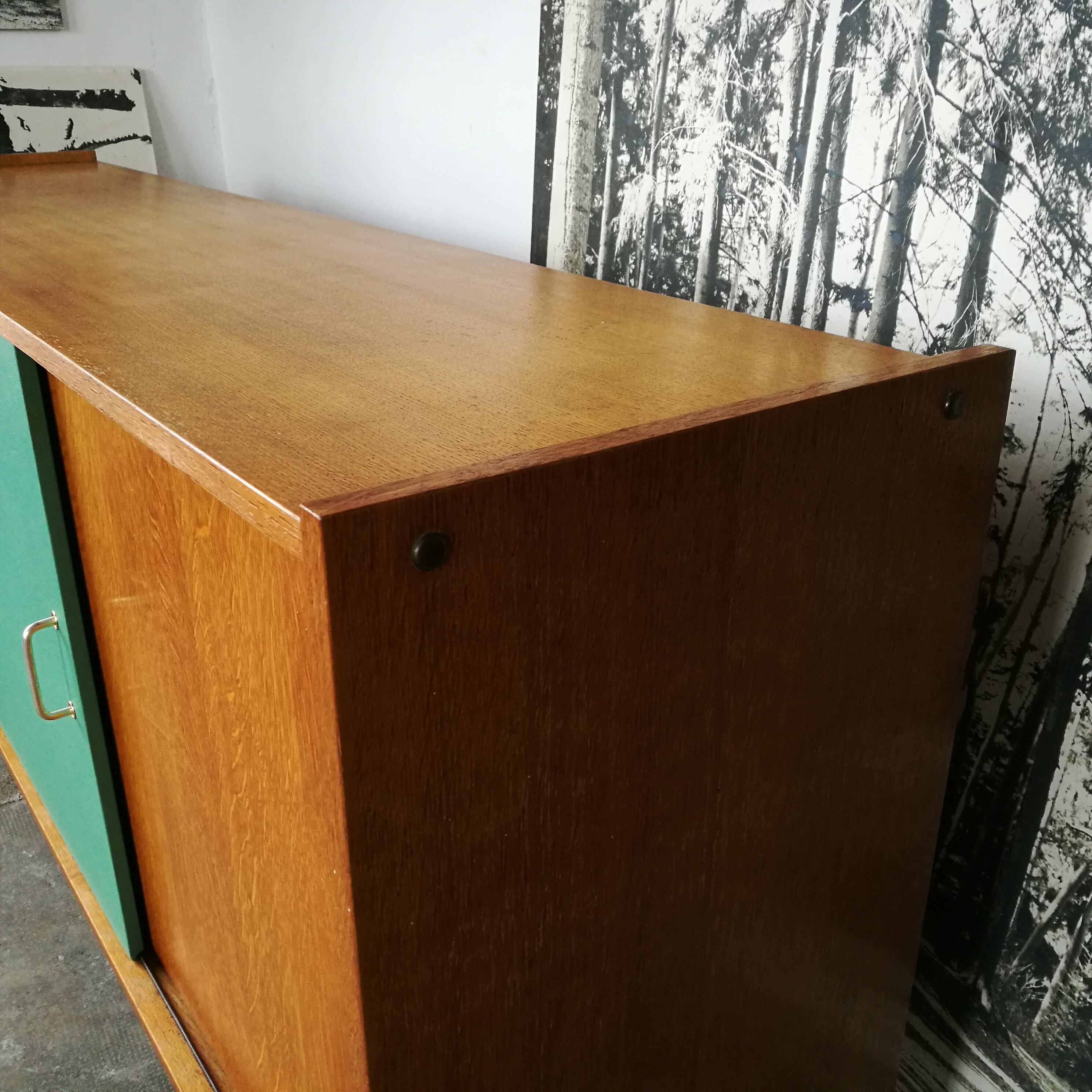 Vintage oak sideboard