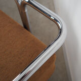 Brown sofa, Danish design, 1970s, production: Denmark