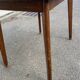 Scandinavian extendable dining table with storage in 19th-century oak.