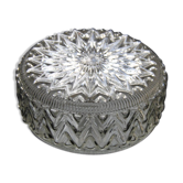 Plafonnier verre transparent motif 70