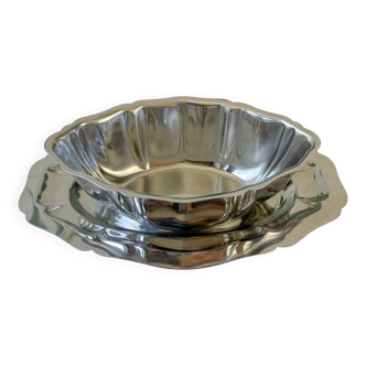 Vintage Stainless Steel Sauceboat Guy Degrenne 70s
