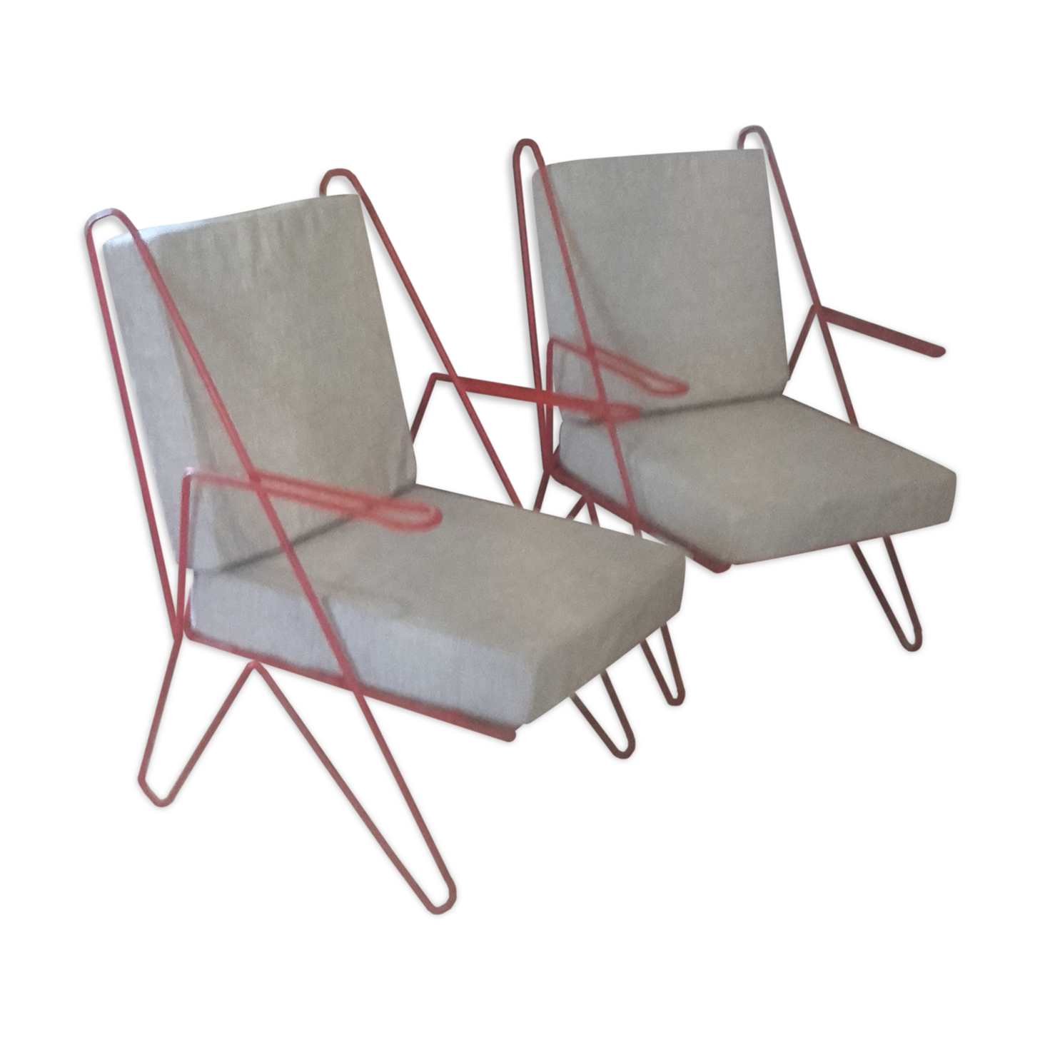 Pair of 50s armchairs