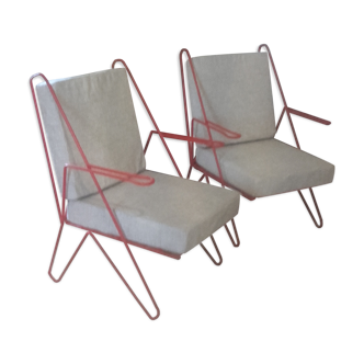 Pair of 50s armchairs