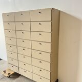 Clamshell cabinet