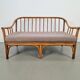 Organic Modern Bamboo and Rattan Loveseat from McGuire, 1970s
