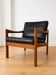Vintage Danish Illum Wikkelsø teak lounge chair model 20