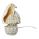 Shell lamp "cassis cornita" from the 1970s