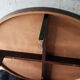 Coffee table "herbarium" oval bu Roger Capron in ceramic circa 1965