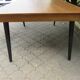 Large table with compass legs. Italian design 1960