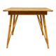 Vintage high table in bamboo / rattan – 1960s