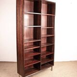 Large Danish high bookshelf in rosewood by Erik Brouer 1960.