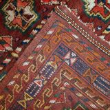 Tapis antique fait main kurde du Moyen-Orient 119cm x 230cm (1920s)