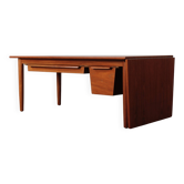 Coffeetable sewing table by Arne Wahl Iversen Danish design teak