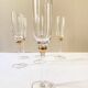 Flûtes à champagne en verre