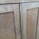Vintage wardrobe with compass feet in beech