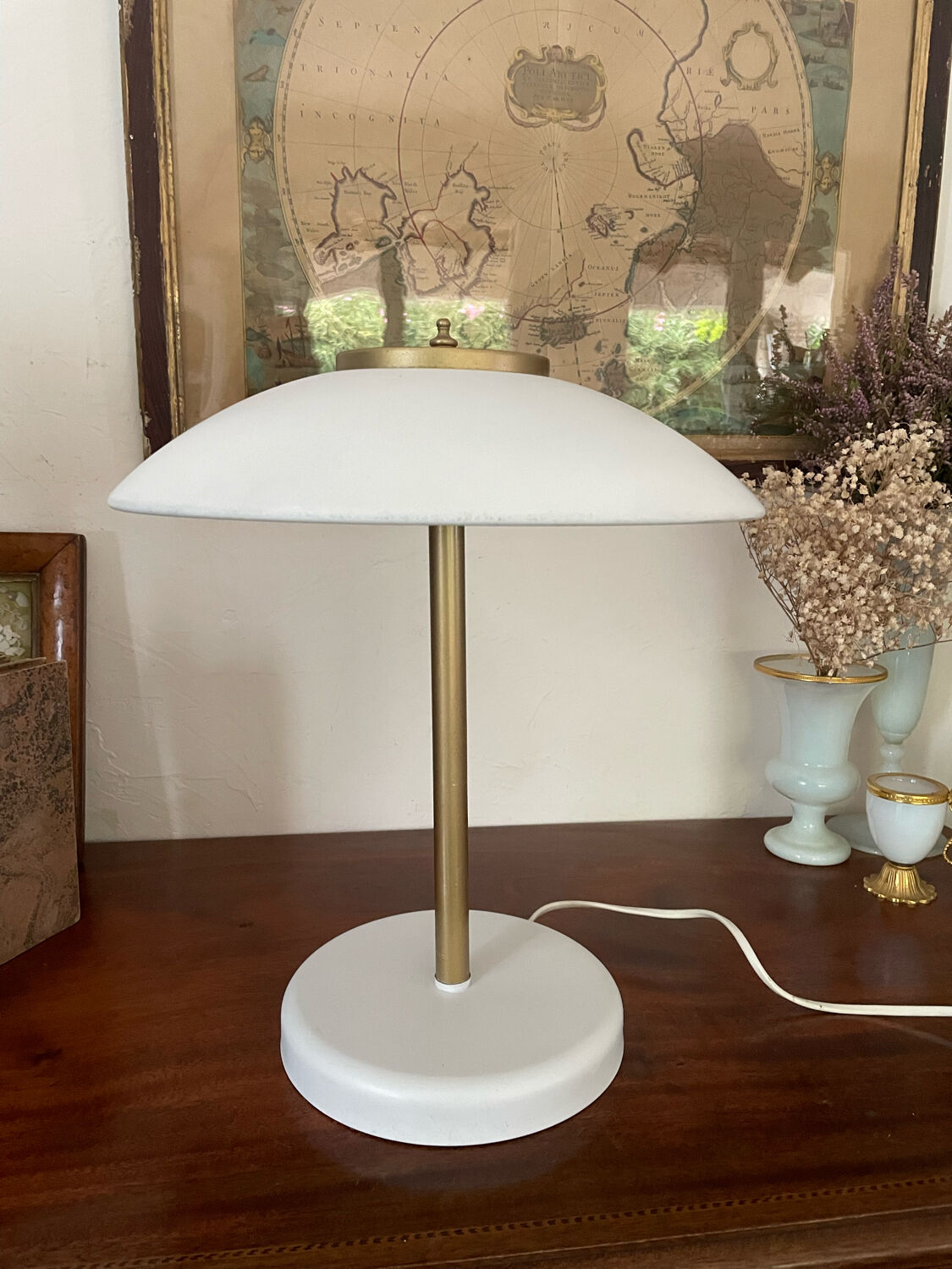 Vintage mushroom lamp