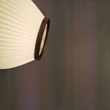 Pleated hanging lamp model Pearl Shade, produced by Hoyrup Light and designed by Lars E Schøiler