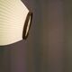 Pleated hanging lamp model Pearl Shade, produced by Hoyrup Light and designed by Lars E Schøiler