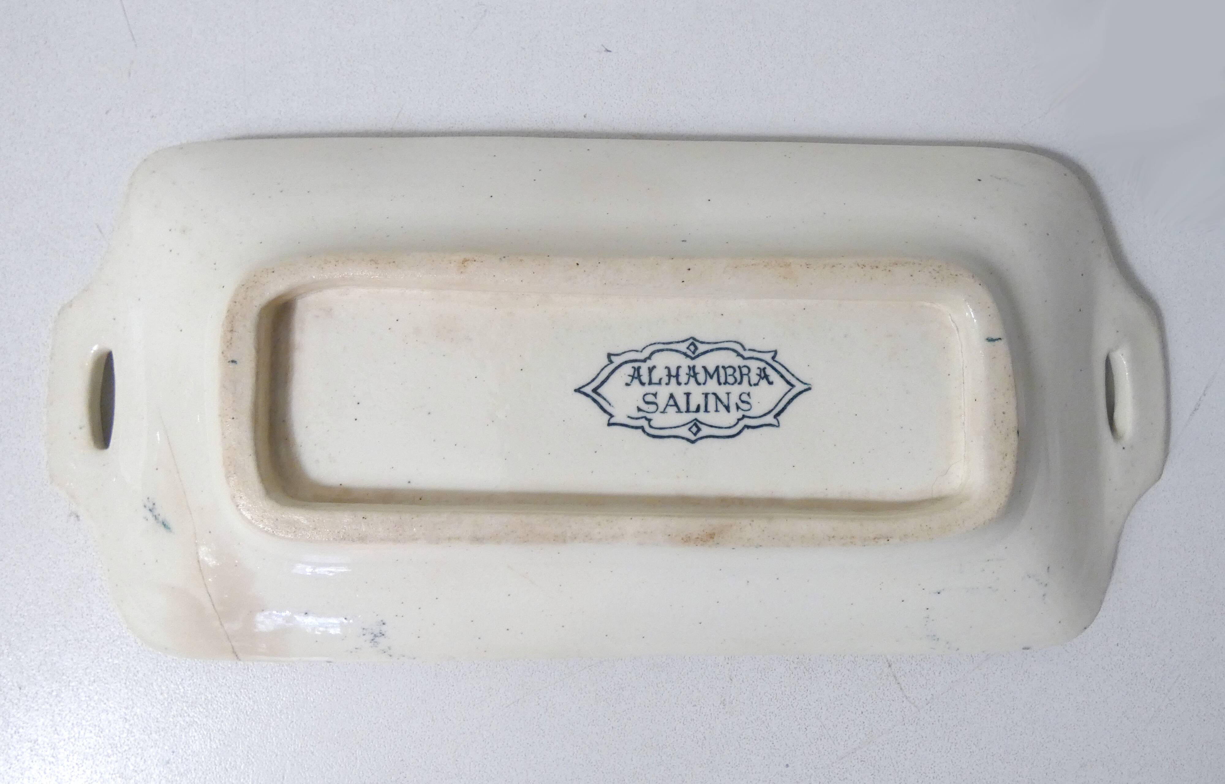 Iron earth tray alhambra salins art deco