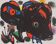 Joan miro : animal sauvage - lithographie originale