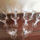 Série de 10 verres à vin Vénus et Bacchus, cristal de Bayel