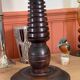 Turned wooden lamp bintahe