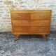 Compass feet chest of drawers