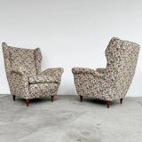 Pair of bergere armchairs