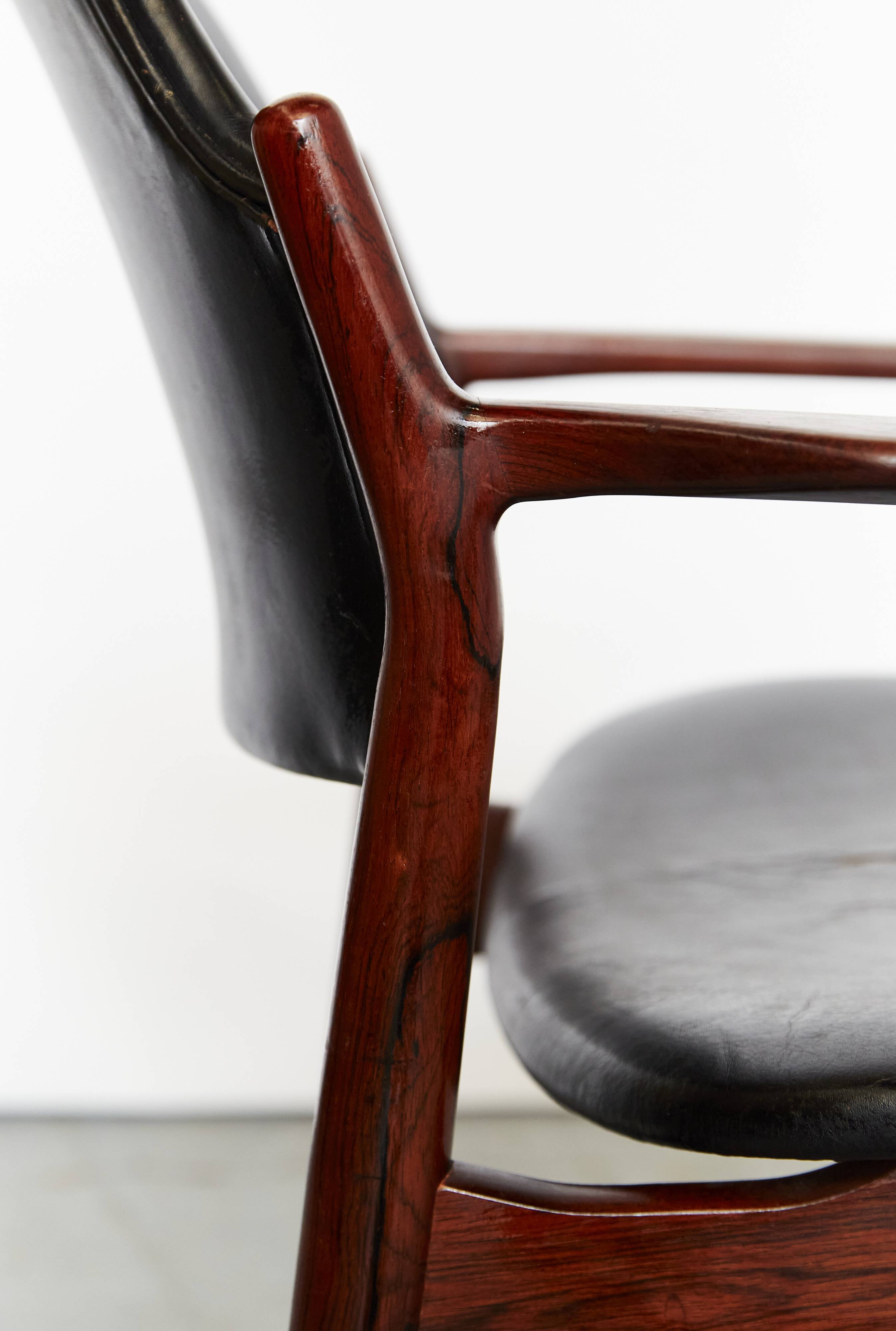 Chaises de salle à manger Arne Vodder n°62/62A pour Sibast