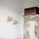 Paire d’appliques en fibre naturelle